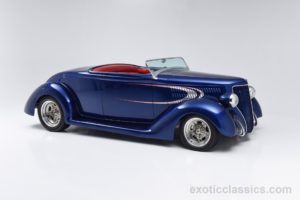 1936, Ford, Custom, Street, Rod, Roadster, Classic, Cars, Blue