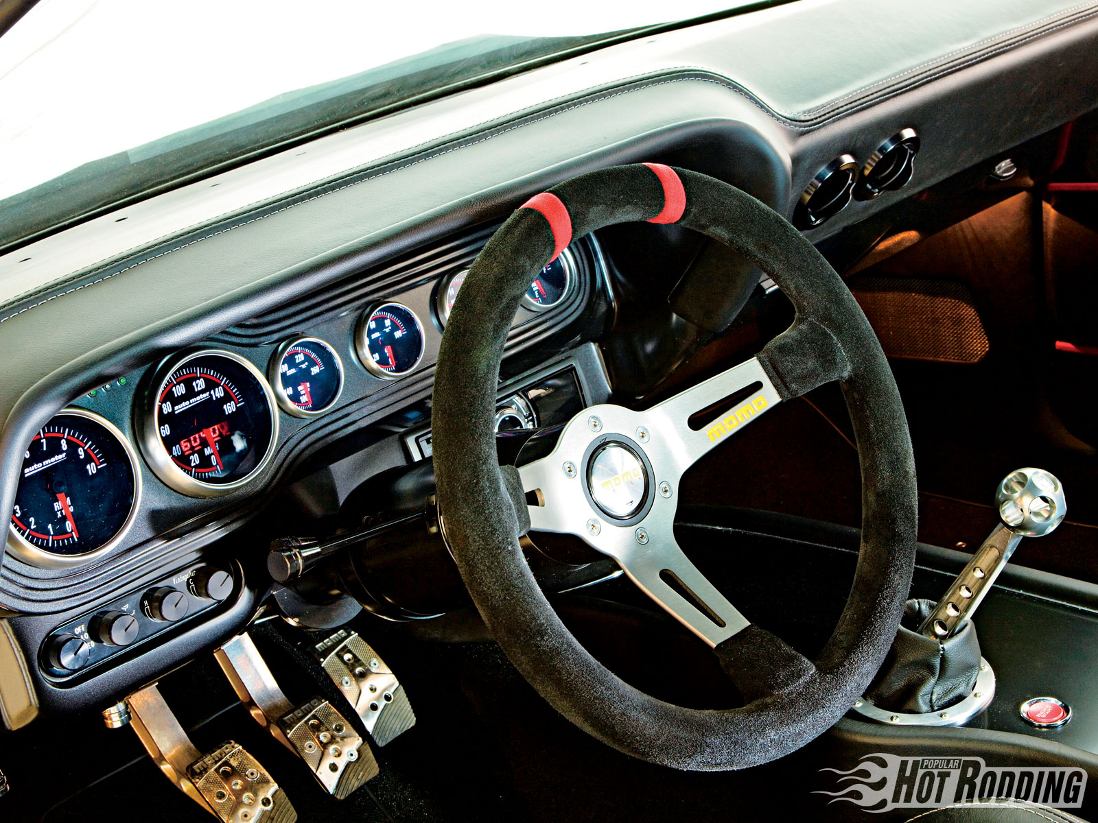 1970, Dodge, Challenger, Hot, Rod, Muscle, Cars, Interior, Dash, Steering Wallpaper