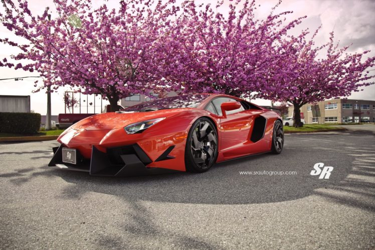 lamborghini, Aventador, Orange, Pur, Wheels, Cars HD Wallpaper Desktop Background