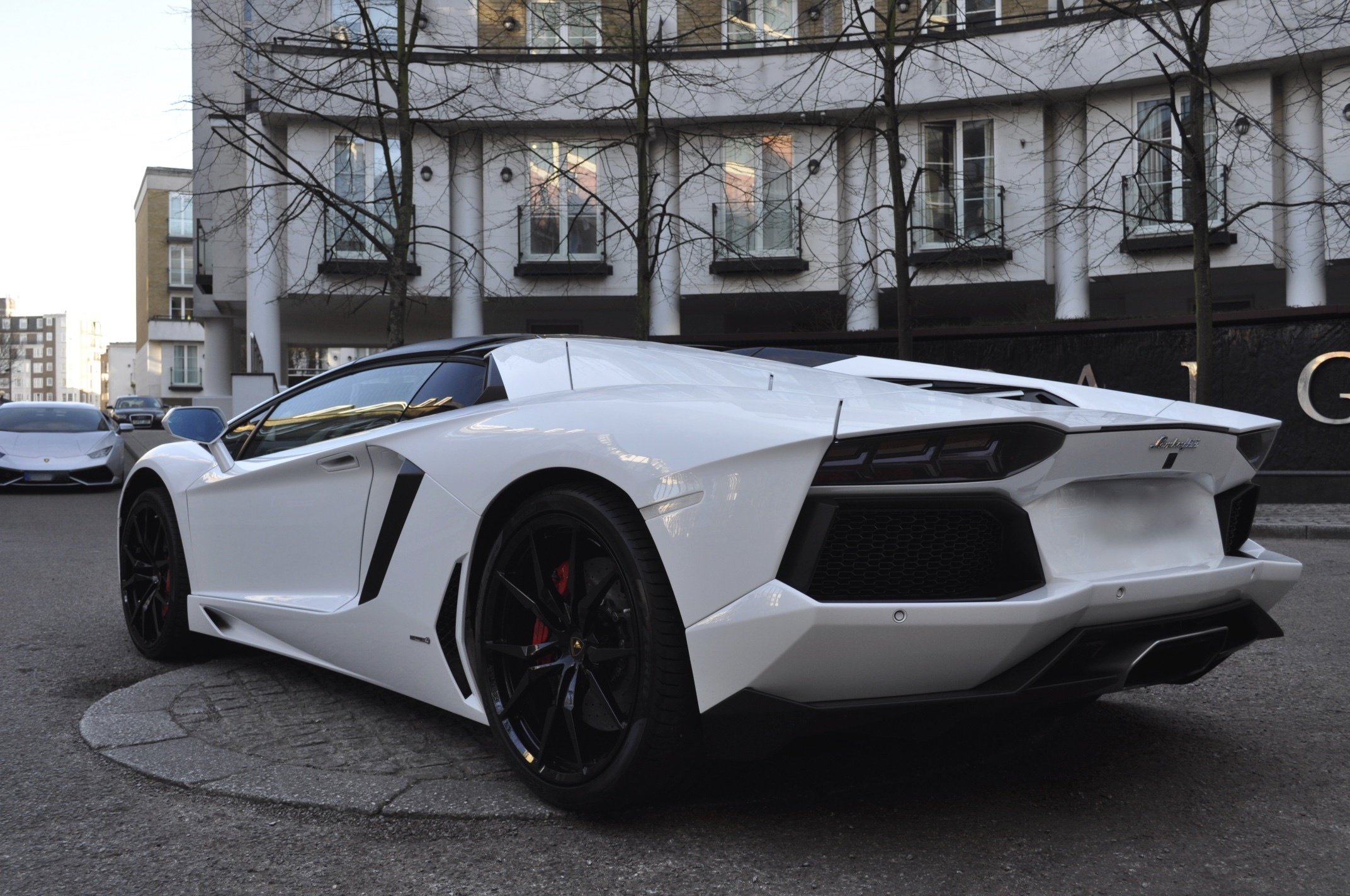 2014, Lamborghini, Aventador, Roadster, Supercar Wallpaper