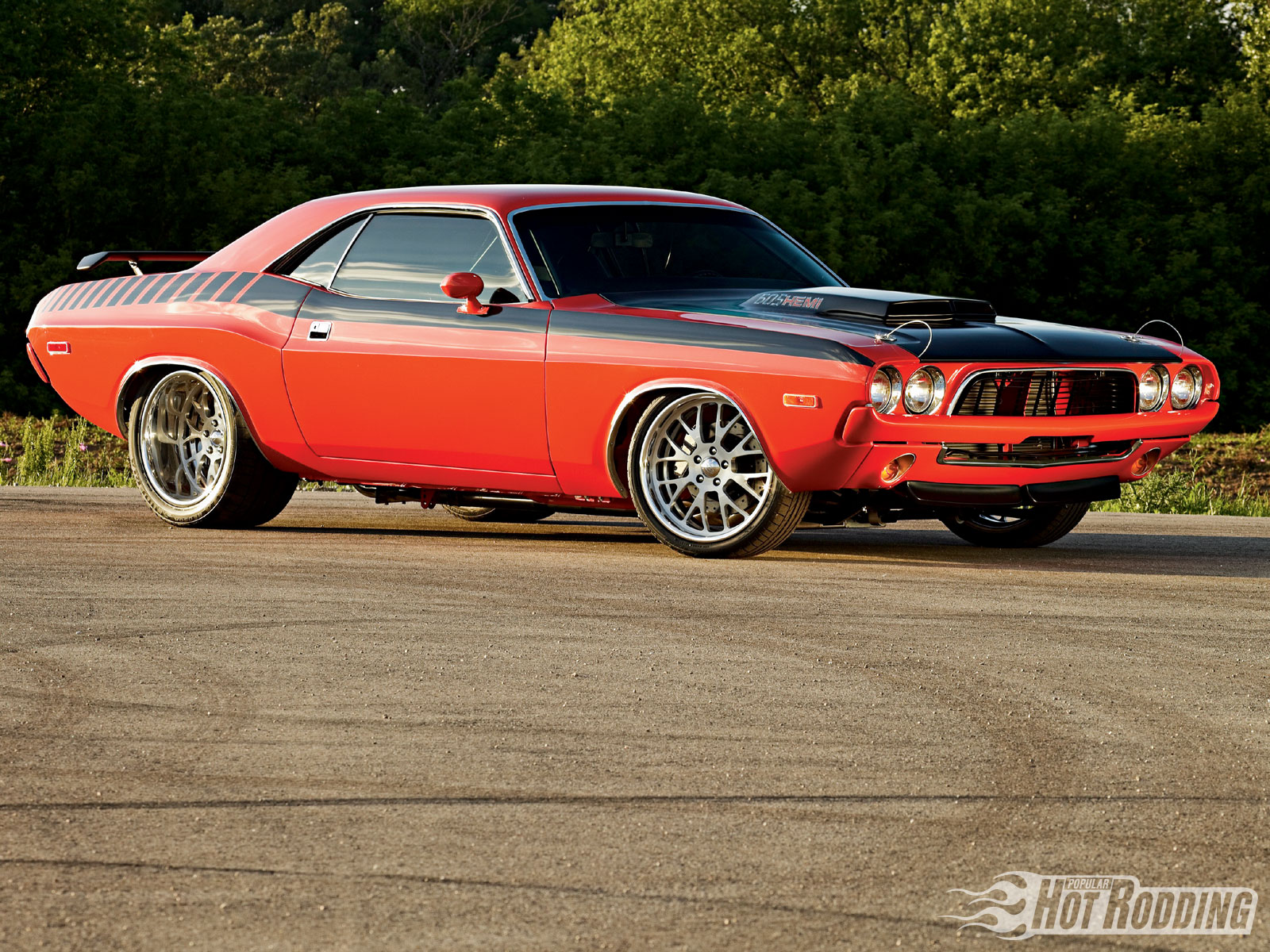 1973, Dodge, Challenger, Hot, Rod, Muscle, Cars Wallpaper