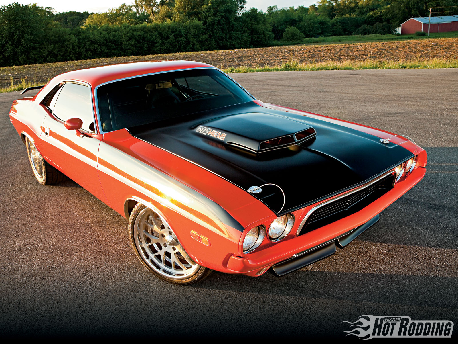 1973, Dodge, Challenger, Hot, Rod, Muscle, Cars Wallpaper