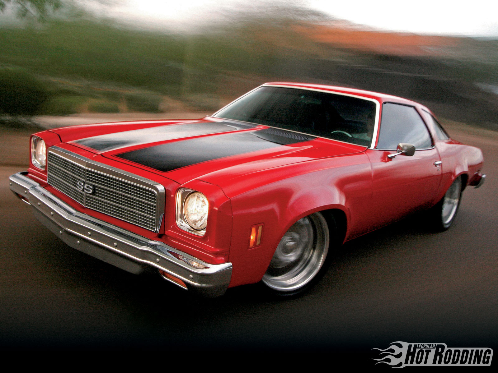 1974, Chevrolet, Chevelle, Malibu, Hot, Rod, Muscle, Cars Wallpaper