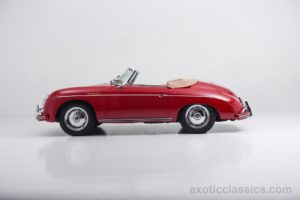1958, Porsche, 356 a, Convertible, Super, 1600, Red, Cars, Classic