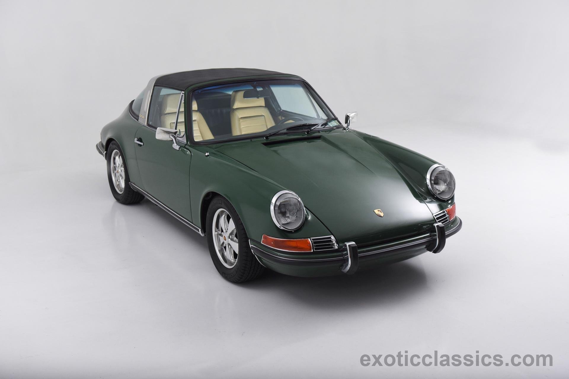 1969, Porsche, 911 e, Targa, Irish, Green, Cars, Classic Wallpaper