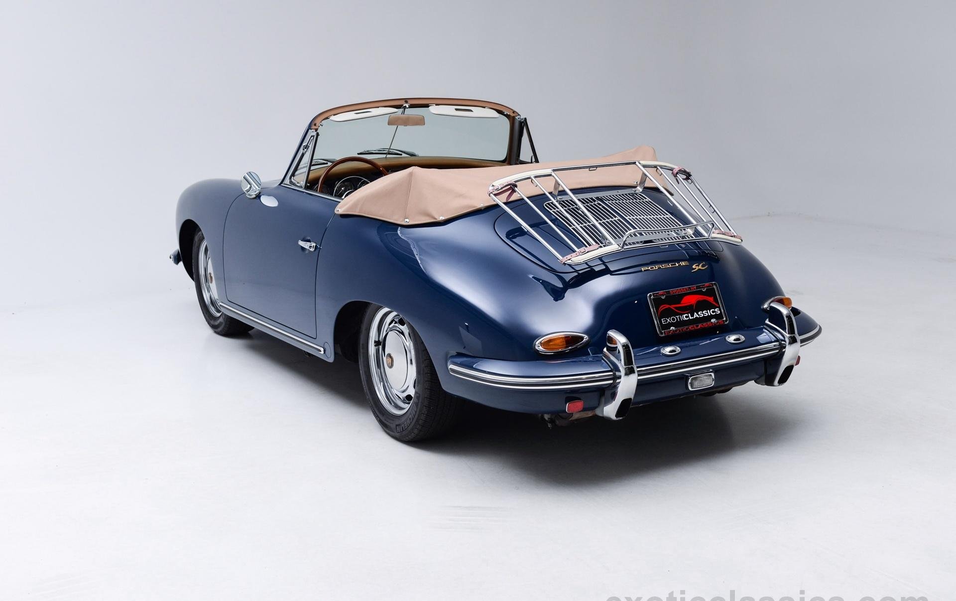 1965, Porsche, 356 sc, Cabriolet, Bali, Blue, Classic, Cars Wallpaper