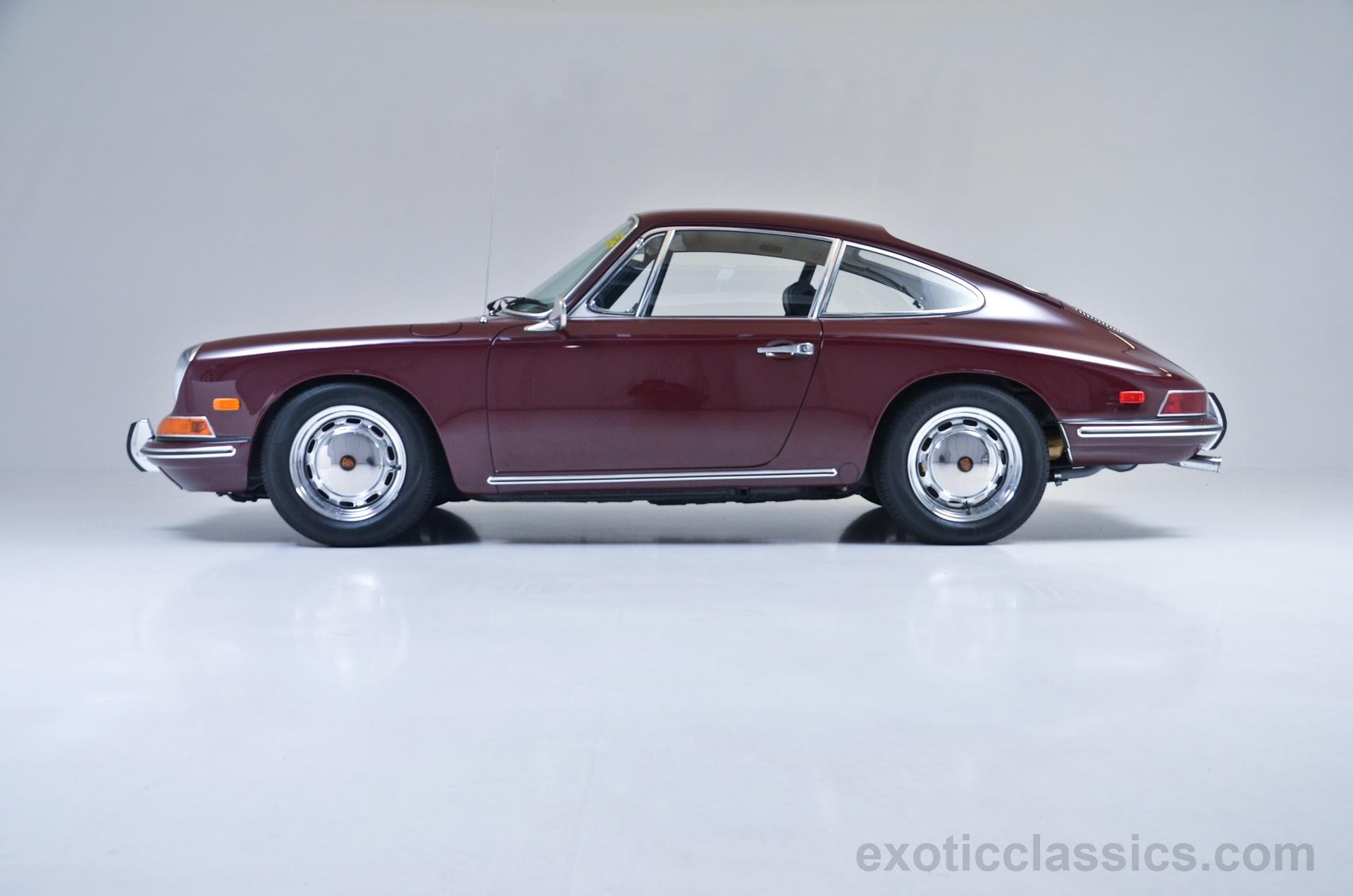1968, Porsche, 912, Coupe, Burgundy, Classic, Cars Wallpaper