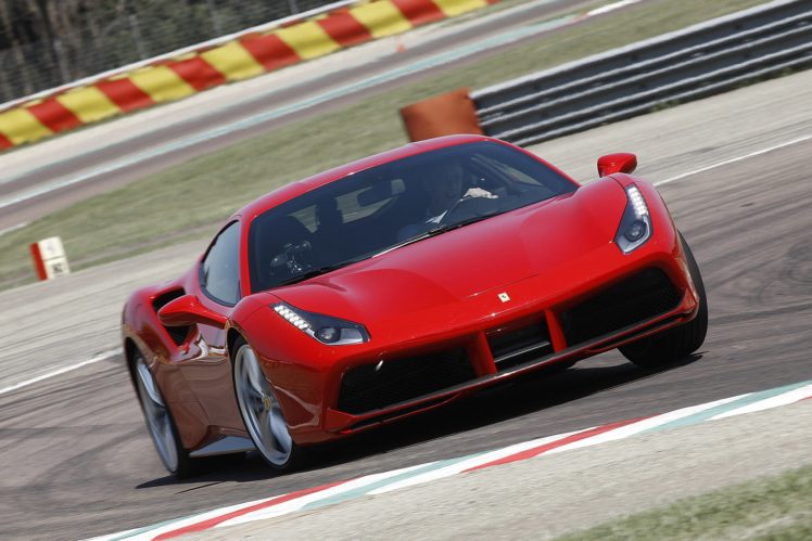2016, Ferrari, 488, Gtb, Cars, Coupe, Red HD Wallpaper Desktop Background