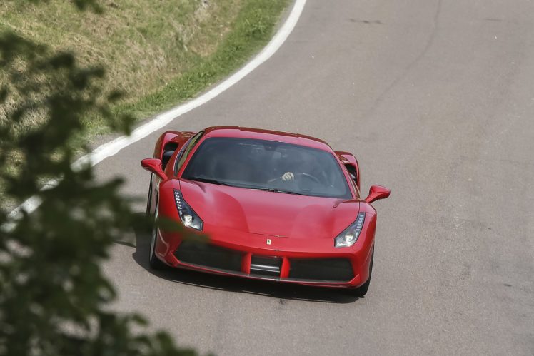 2016, Ferrari, 488, Gtb, Cars, Coupe, Red HD Wallpaper Desktop Background