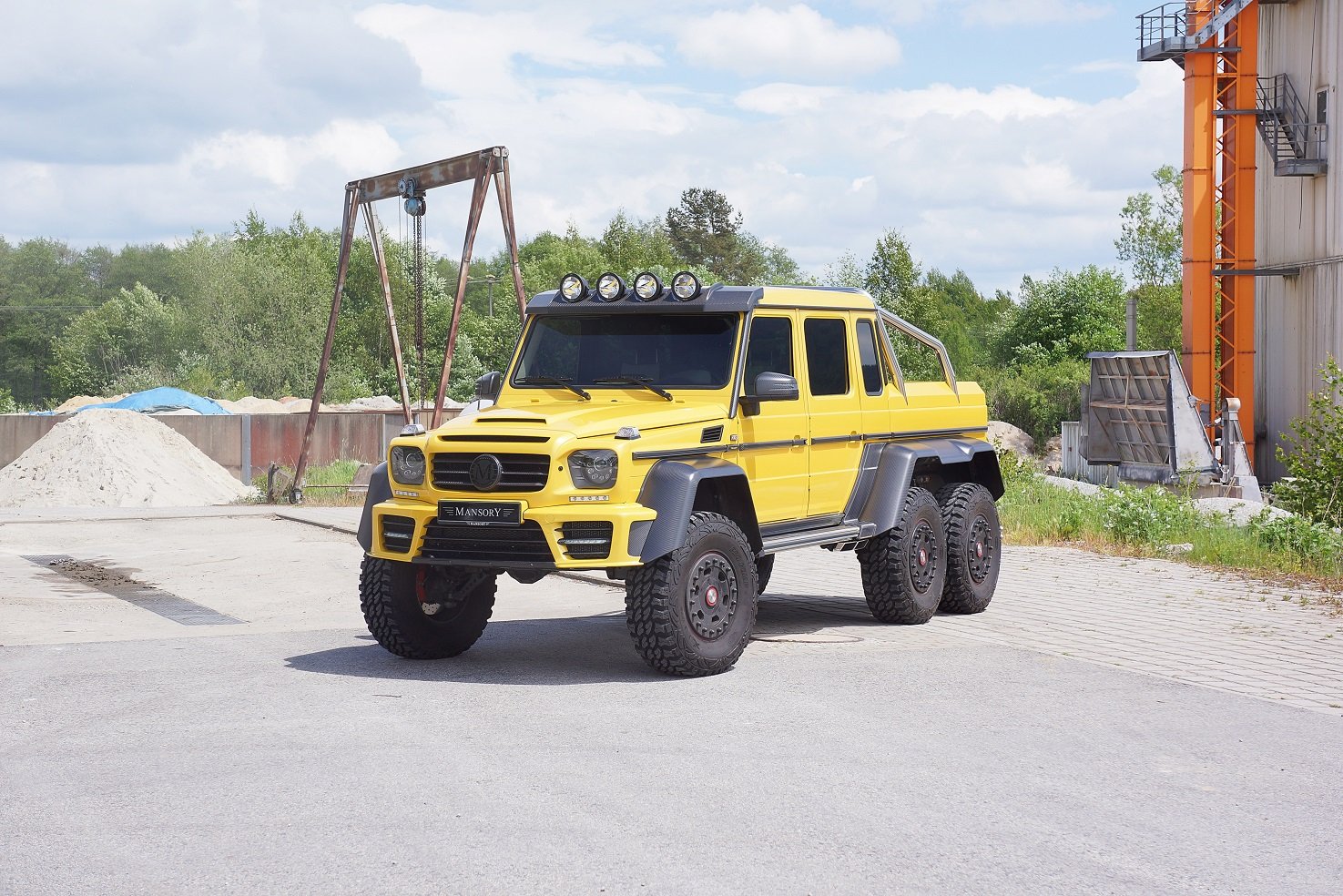 mansory, Mercedes, Benz, G63, Amg, 6x6, All, Road, Yellow, Modified Wallpaper