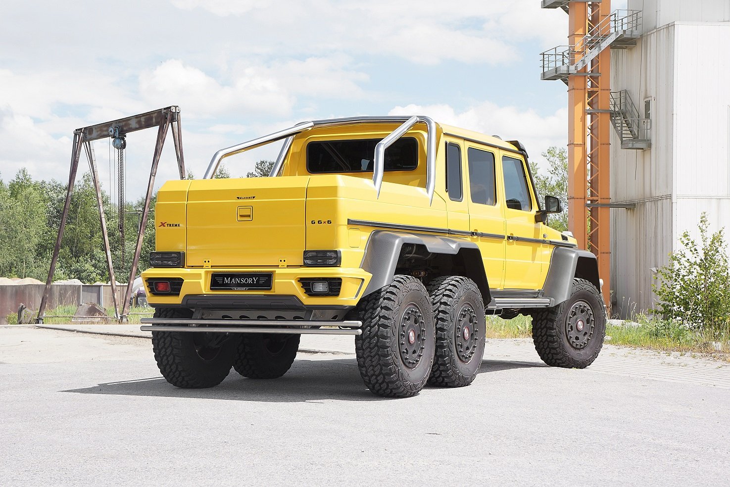 mansory, Mercedes, Benz, G63, Amg, 6x6, All, Road, Yellow, Modified Wallpaper
