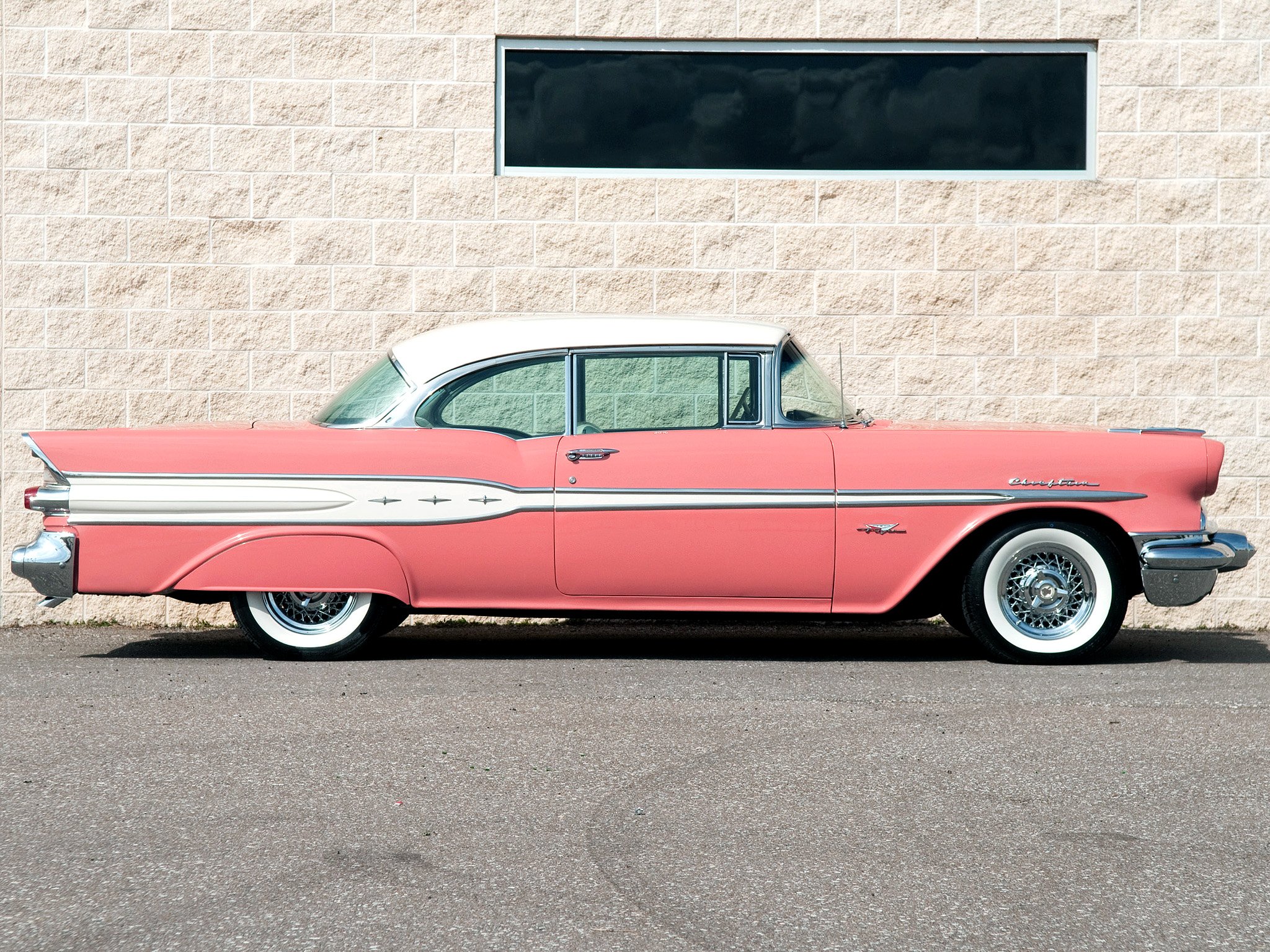 1957, Pontiac, Chieftain, Catalina, Coupe, Cars Wallpaper