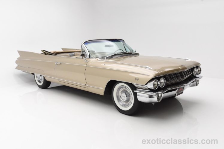 1961, Cadillac, Eldorado, Biarritz, Convertible, Cars, Classic HD Wallpaper Desktop Background