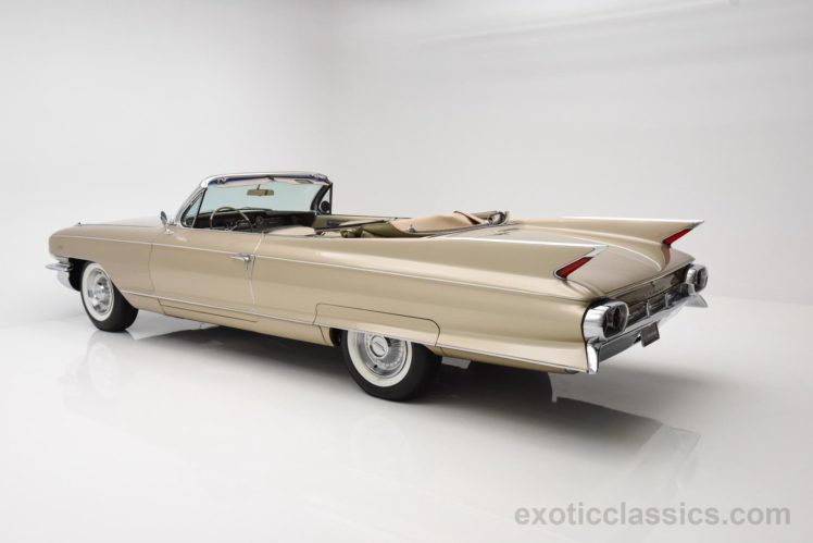 1961, Cadillac, Eldorado, Biarritz, Convertible, Cars, Classic HD Wallpaper Desktop Background