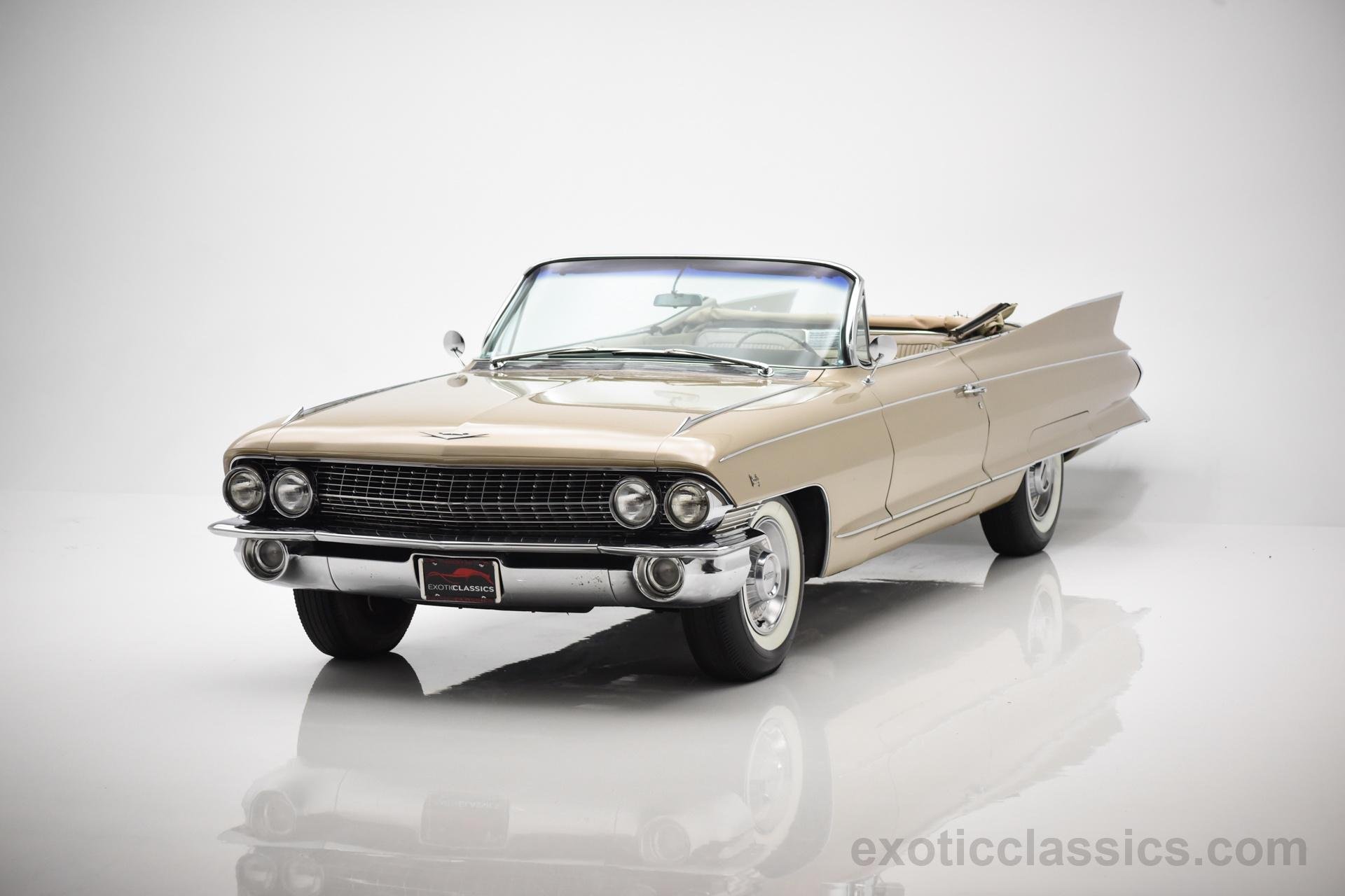 1961, Cadillac, Eldorado, Biarritz, Convertible, Cars, Classic Wallpaper
