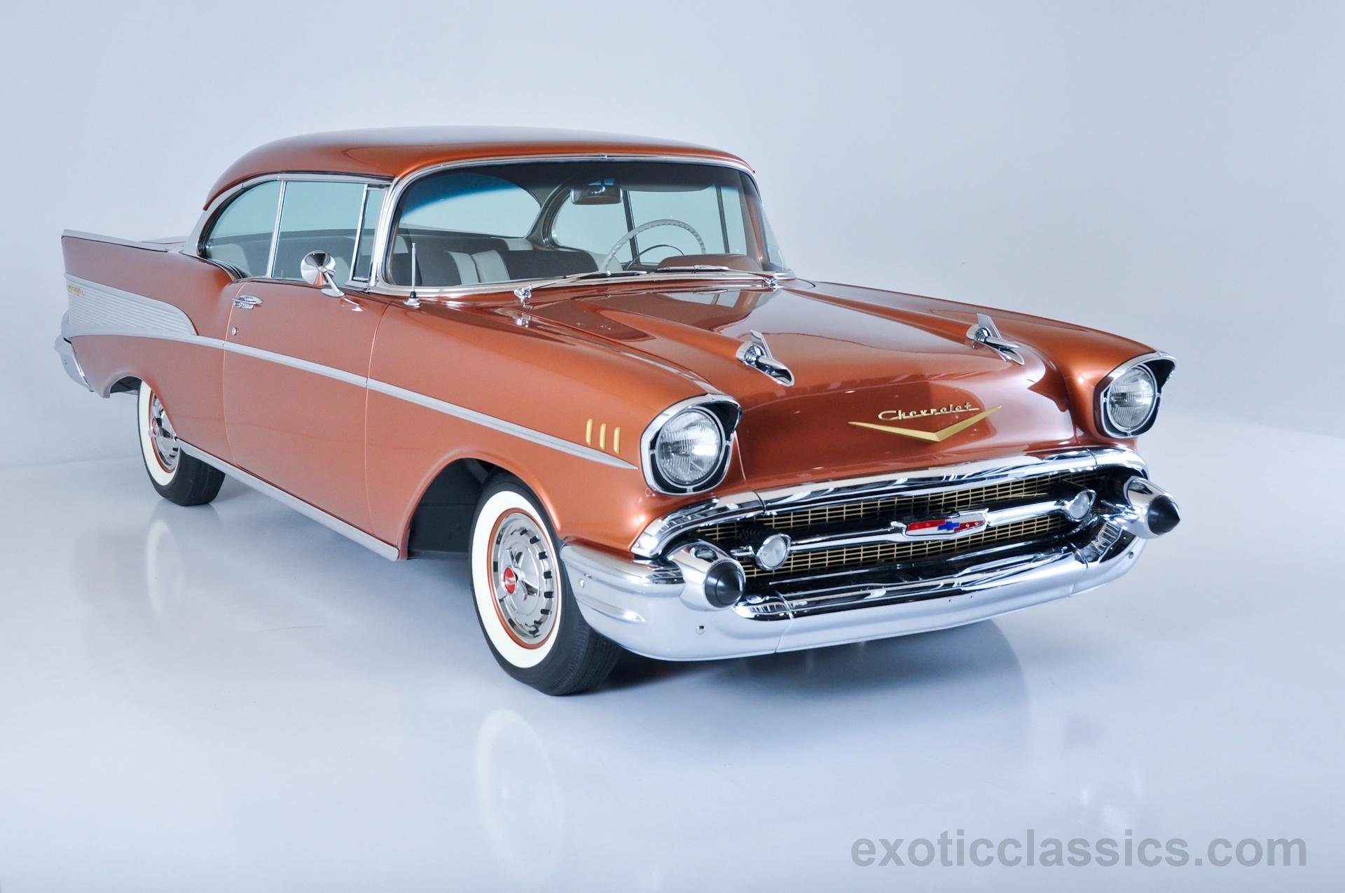 1957, Chevrolet, Two door, Hardtop, Classic, Cars Wallpaper