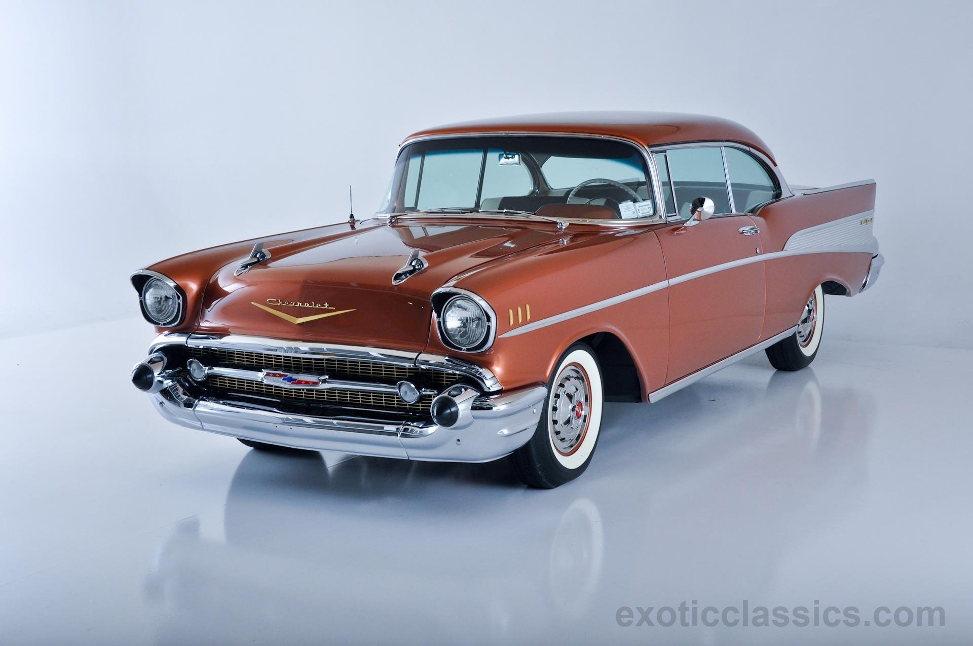 1957, Chevrolet, Two door, Hardtop, Classic, Cars Wallpaper