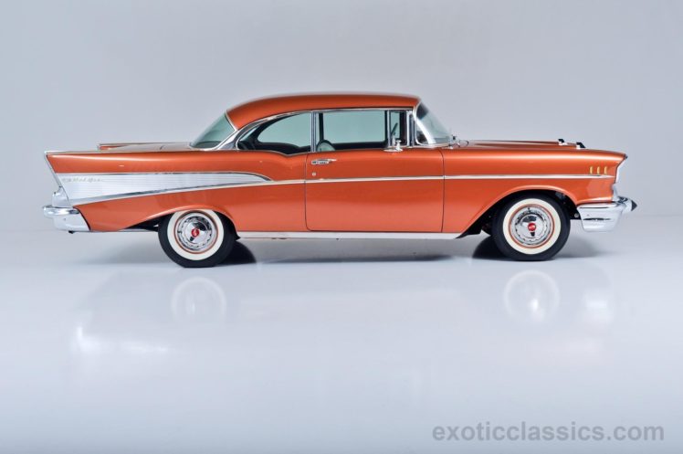 1957, Chevrolet, Two door, Hardtop, Classic, Cars HD Wallpaper Desktop Background