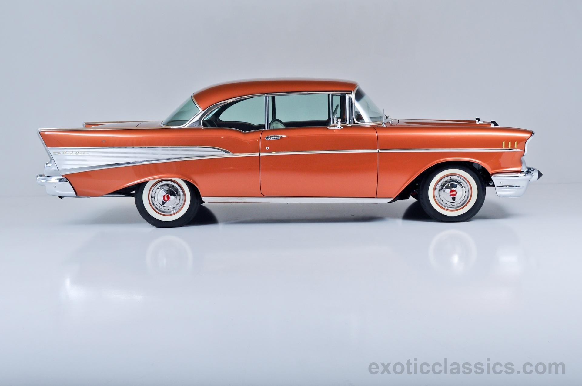 1957, Chevrolet, Two door, Hardtop, Classic, Cars Wallpaper
