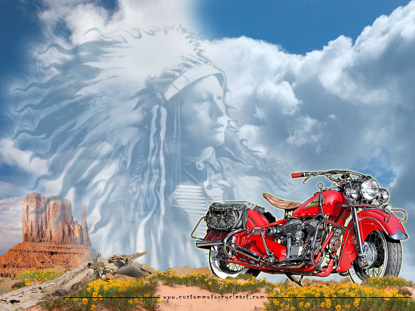 indian, Motorbike, Bike, Motorcycle Wallpaper