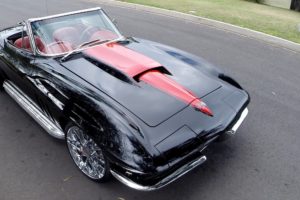 1966, Chevrolet, Corvette, Hot, Rod, Rods, Custom, Classic, Supercar