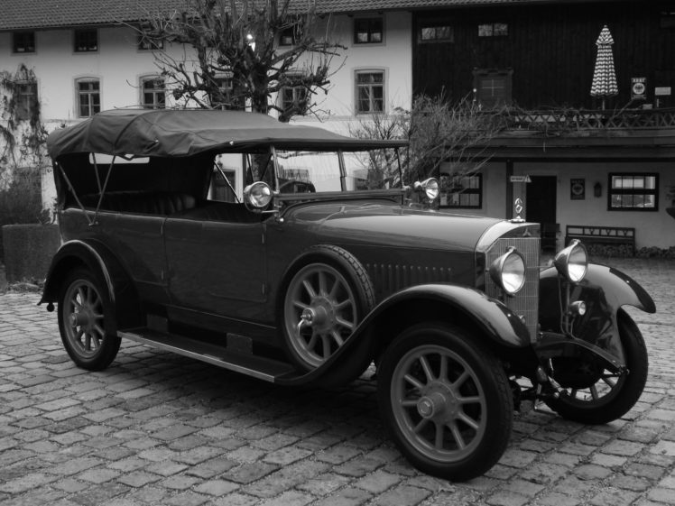 1924, Mercedes, 10 40 65, Tourer, Supercharged, Retro, Vintage, Luxury HD Wallpaper Desktop Background