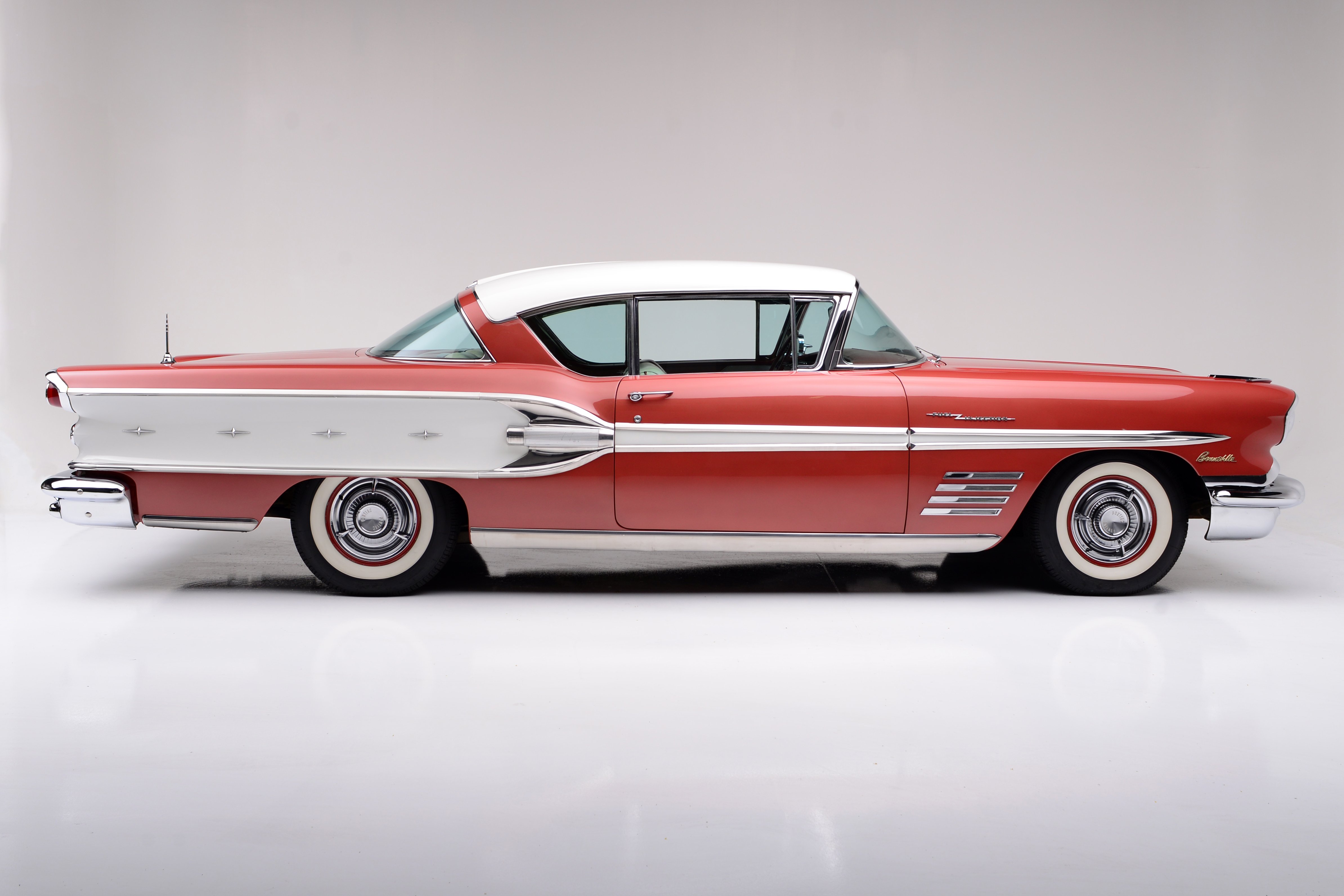 1958, Pontiac, Bonneville, Special, Luxury, Retro Wallpaper