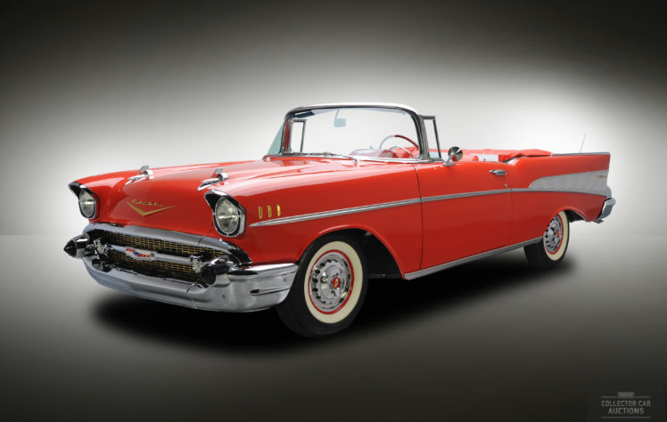 1957, Chevrolet, Bel, Air, Convertible, 283, Classic, Cars Wallpapers ...
