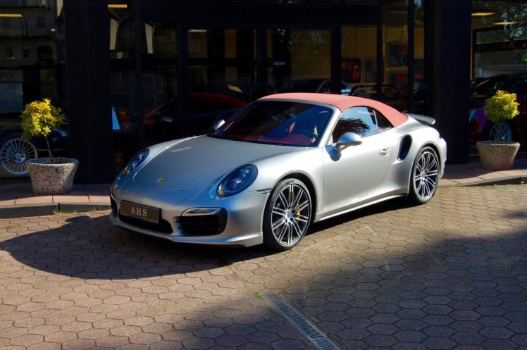 2015, Porsche, 911, Turbo, S, Cabrio HD Wallpaper Desktop Background