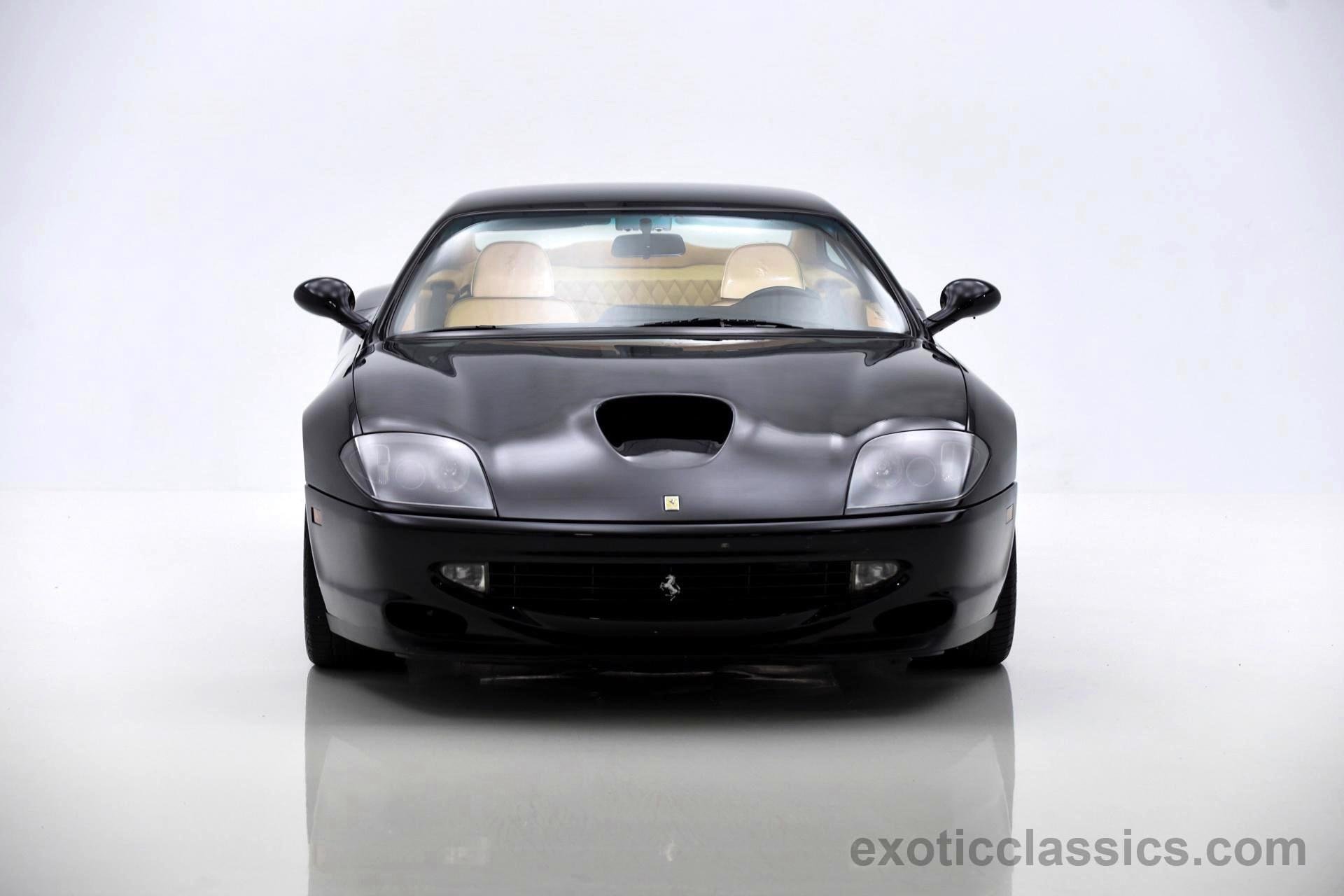 2001, Ferrari, 550, Maranello, Coupe, Cars, Black Wallpaper