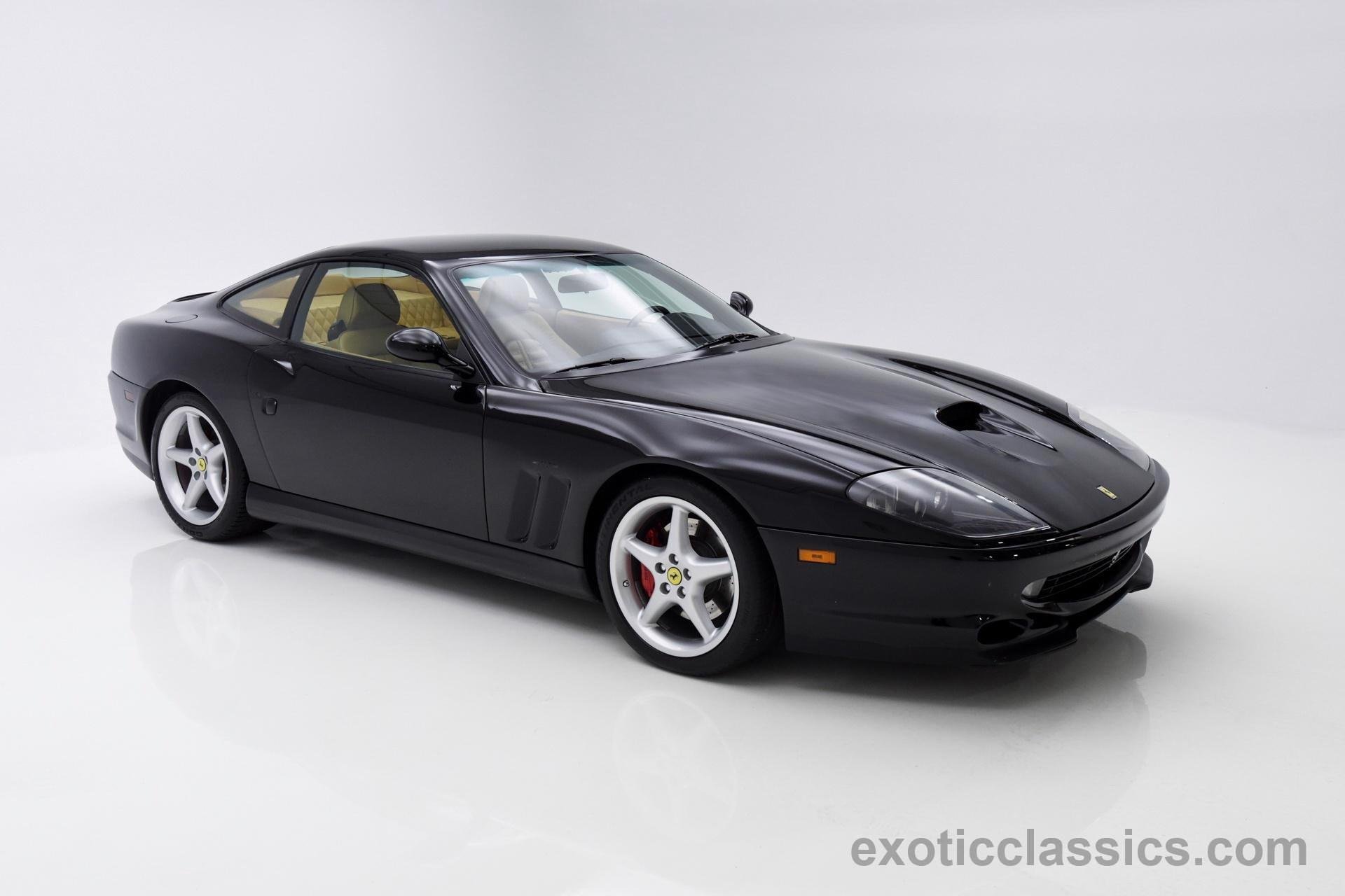 2001, Ferrari, 550, Maranello, Coupe, Cars, Black Wallpaper