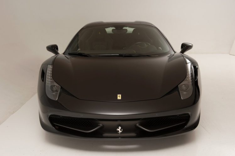 2013, Ferrari, 458, Spider, Nero, Black, Cars HD Wallpaper Desktop Background