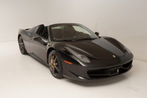2013, Ferrari, 458, Spider, Nero, Black, Cars