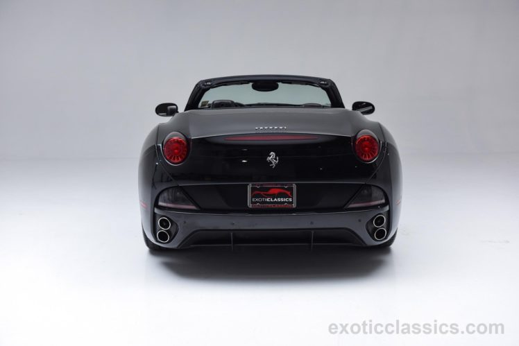 2012, Ferrari, California, Convertible, Nero, Black, Cars HD Wallpaper Desktop Background