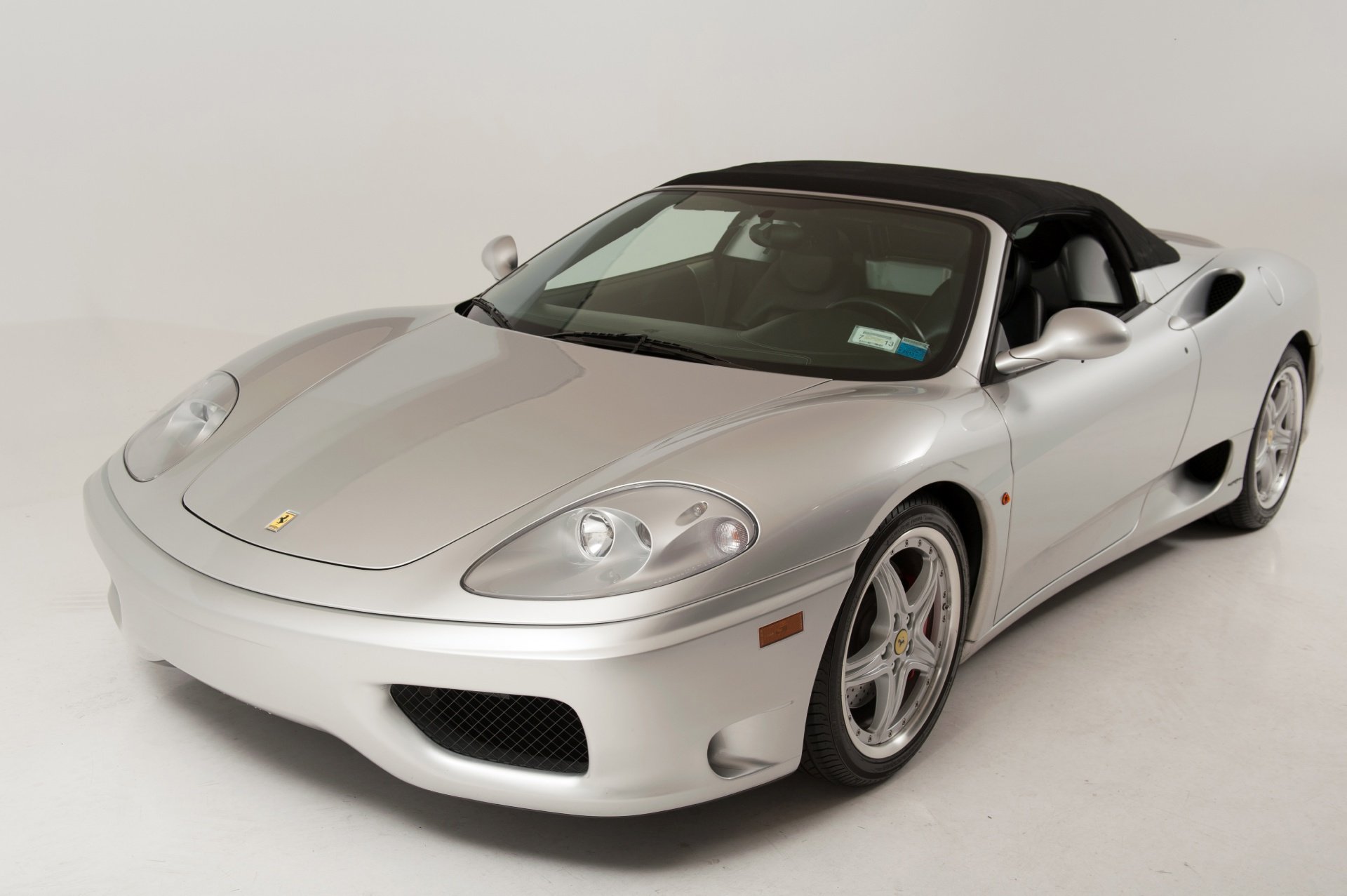 2003, Ferrari, Modena, 360, Spider, Cars, Silver Wallpaper