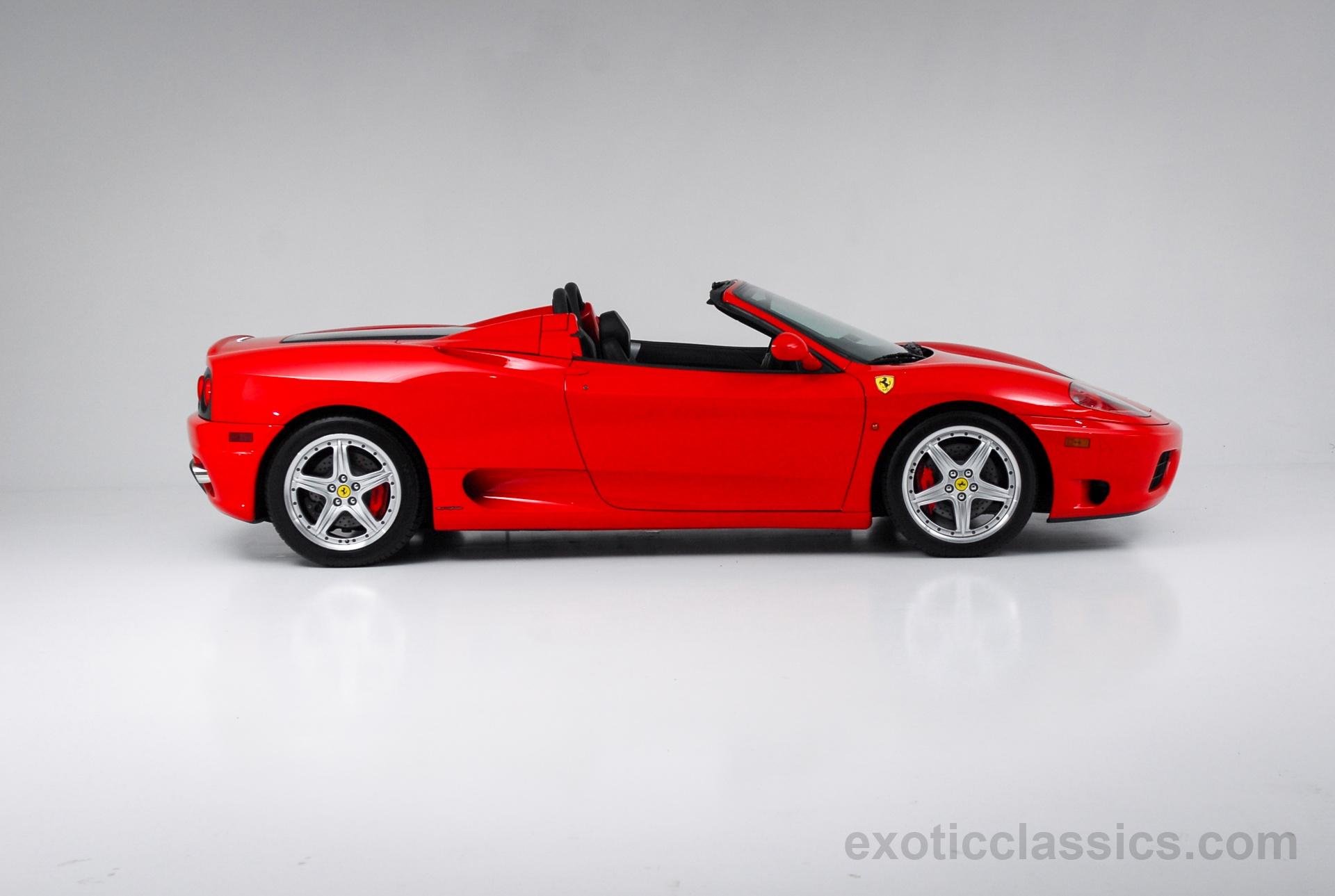 2003, Ferrari, Modena, 360, Spider, Cars, Rosso, Corsa, Red Wallpaper