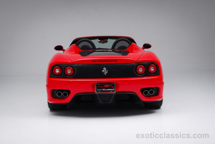 2003, Ferrari, Modena, 360, Spider, Cars, Rosso, Corsa, Red HD Wallpaper Desktop Background