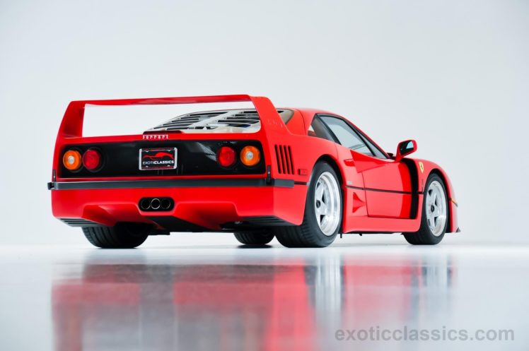 1991, Ferrari, F40, Supercars, Cars, Rossa, Corsa, Red HD Wallpaper Desktop Background