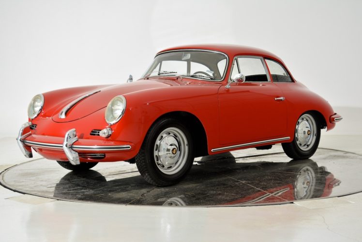 1961, Porsche, 356b, T 5, Super, Notchback, Coupe HD Wallpaper Desktop Background