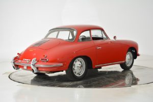 1961, Porsche, 356b, T 5, Super, Notchback, Coupe