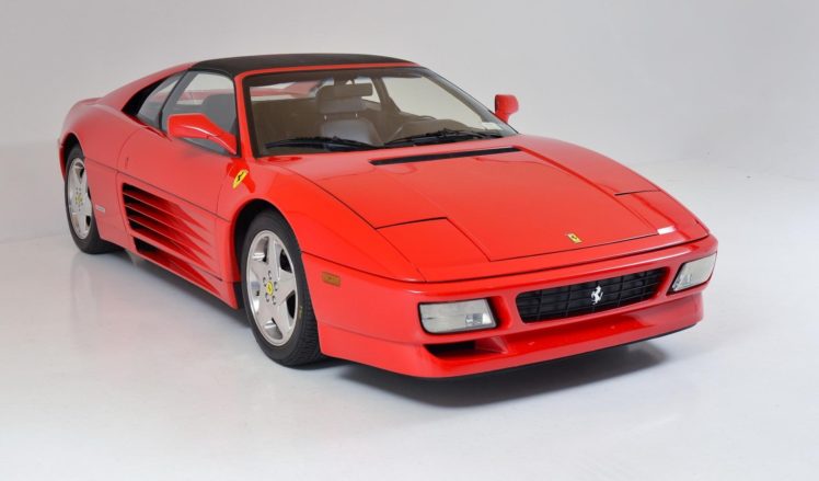 1990, Ferrari, 348, Ts, Cars, Rossa, Corsa, Red HD Wallpaper Desktop Background
