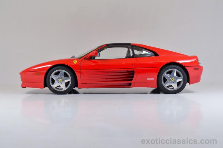 1990, Ferrari, 348, Ts, Cars, Rossa, Corsa, Red HD Wallpaper Desktop Background