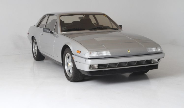 1986, Ferrari, 412, Gt, Agrento, Metallic, Silver, Cars HD Wallpaper Desktop Background