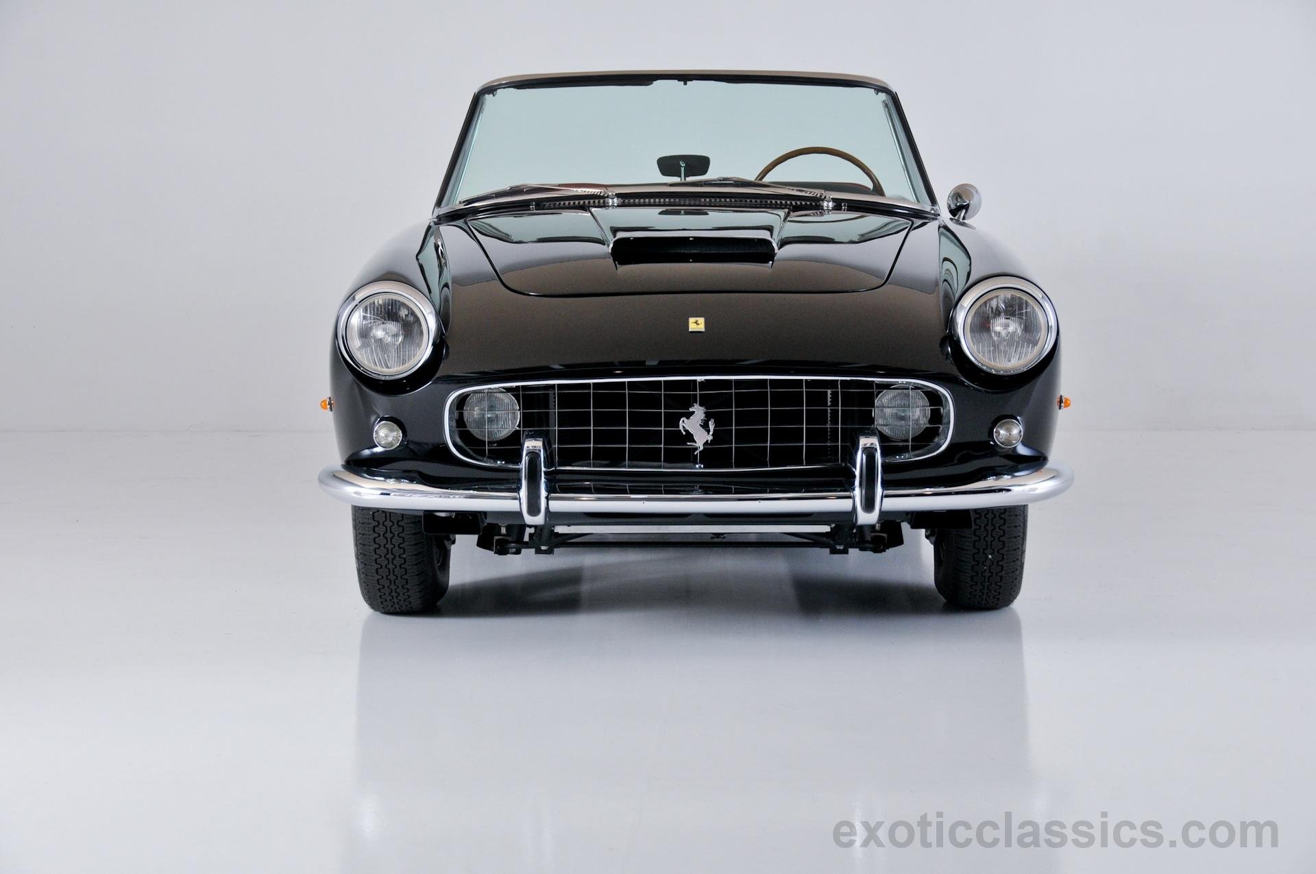 1962, Ferrari, 250, Pininfarina, Series, Ii, Cabriolet, Black, Convertible, Classic, Cars Wallpaper