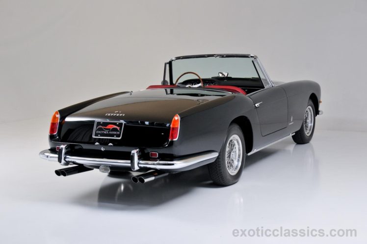 1962, Ferrari, 250, Pininfarina, Series, Ii, Cabriolet, Black, Convertible, Classic, Cars HD Wallpaper Desktop Background