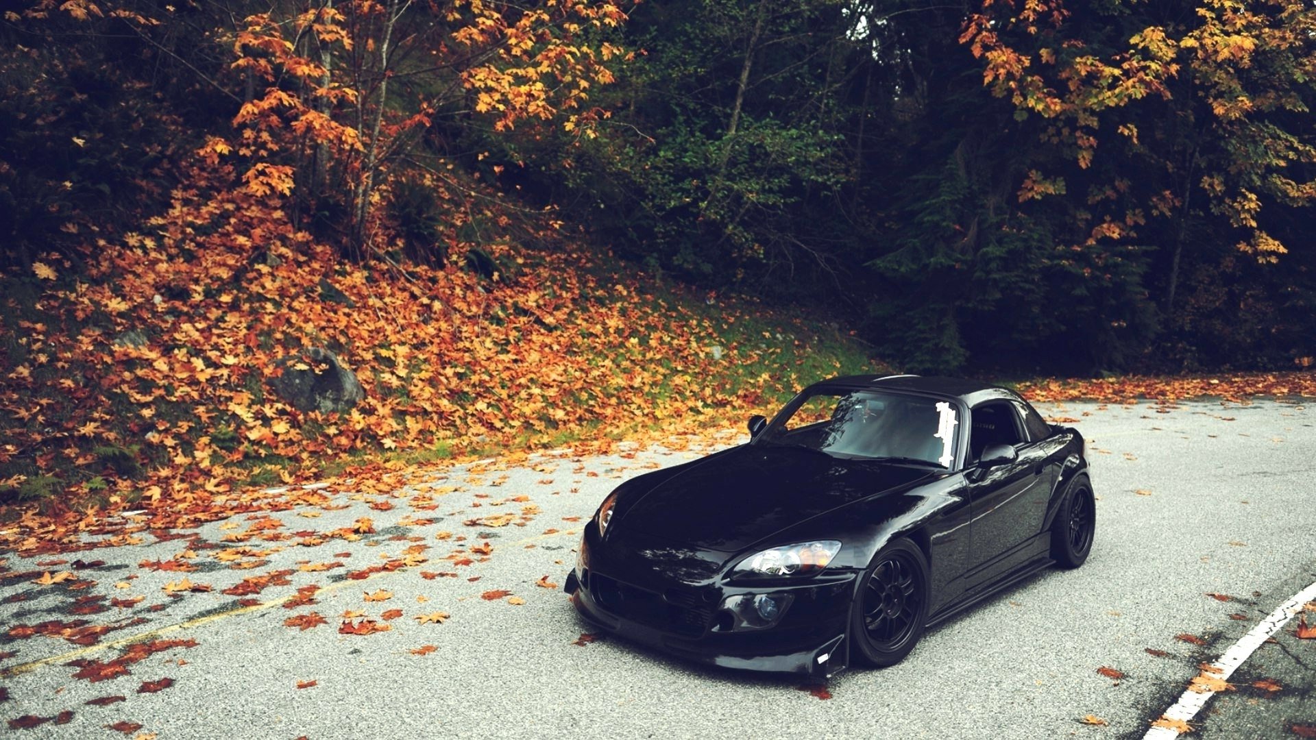 black, Honda, Car, Beauty Wallpaper