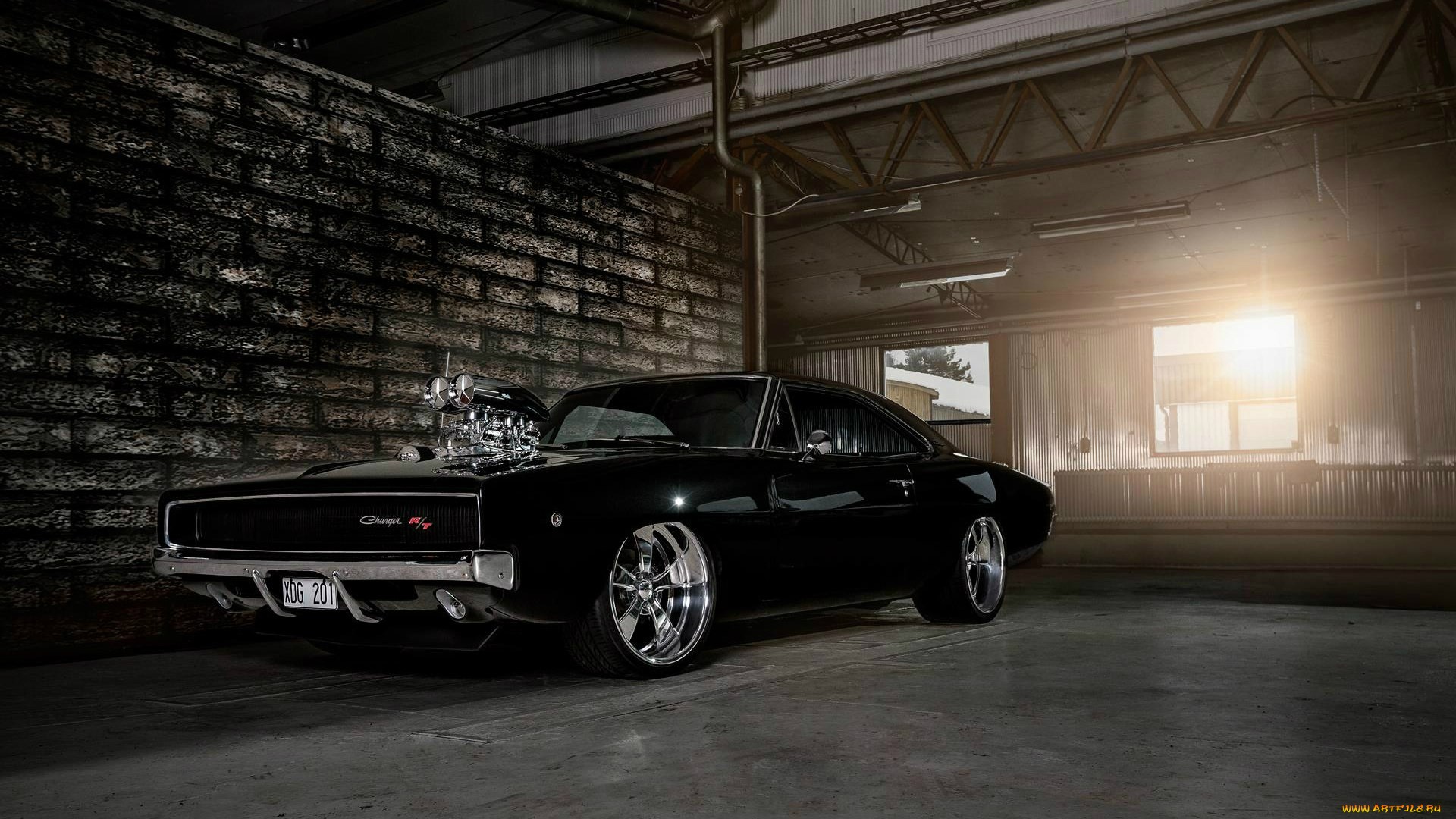 dodge, Charger, 1968, Muscle, Cars, Hot, Rod, Engine Wallpaper