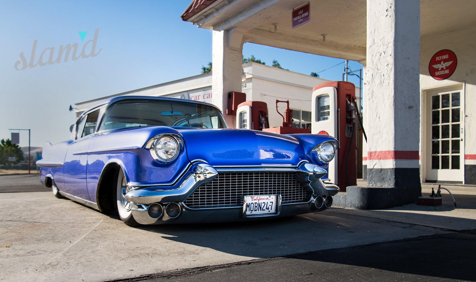 1957, Cadillac, Coupe, Deville, Lowrider, Custom, Retro Wallpaper
