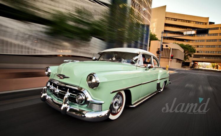 1953, Chevrolet, Deluxe, Lowrider, Custom, Retro HD Wallpaper Desktop Background
