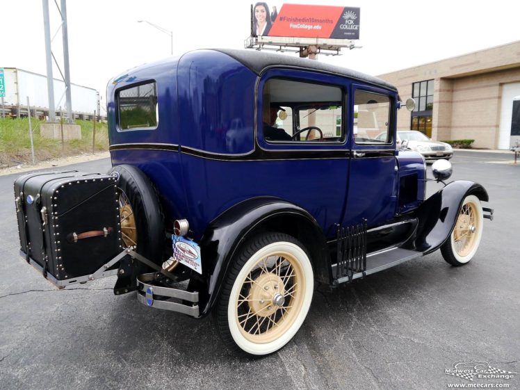 1928, Ford, Model a, Tudor, Sedan, Two, Door, Classic, Old, Vintage, Original, Usa,  02 HD Wallpaper Desktop Background